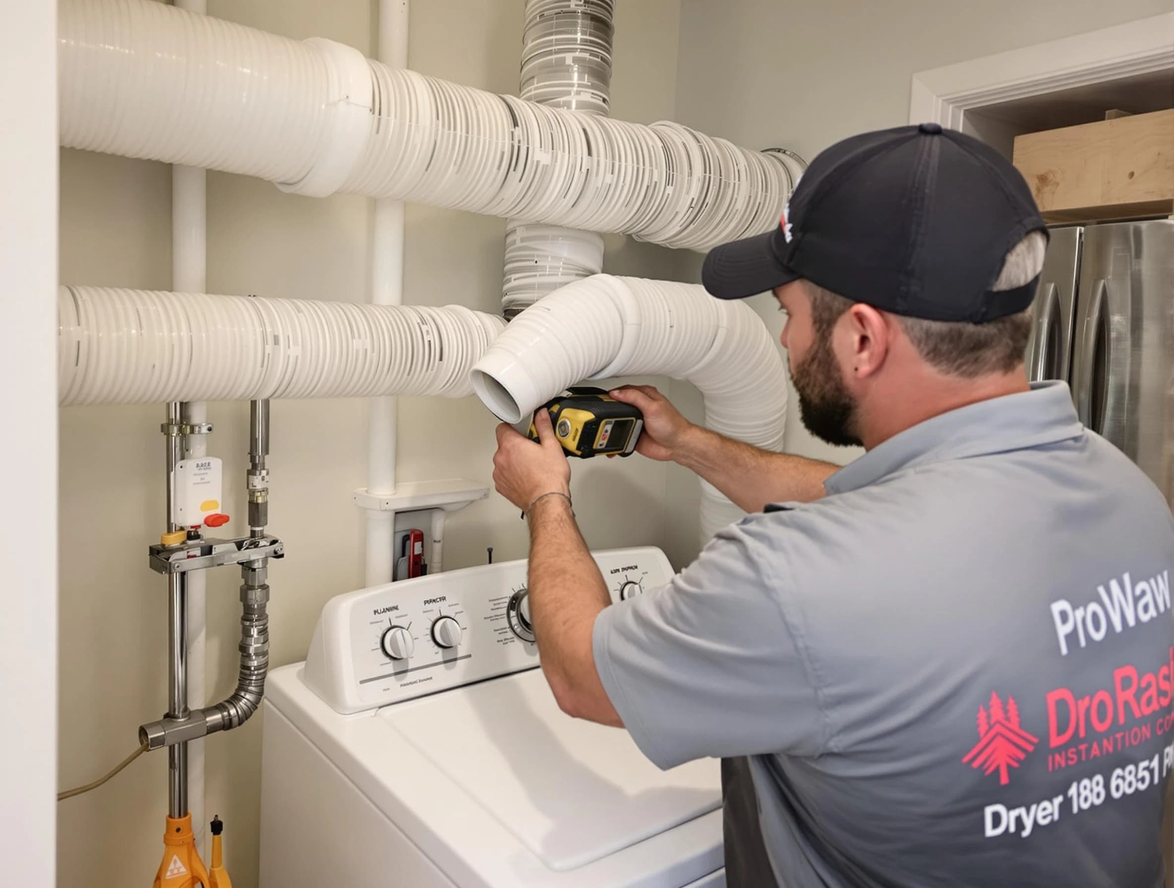 Professional dryer vent hose installation by Gallatin Dryer Vent Cleaning in Gallatin
