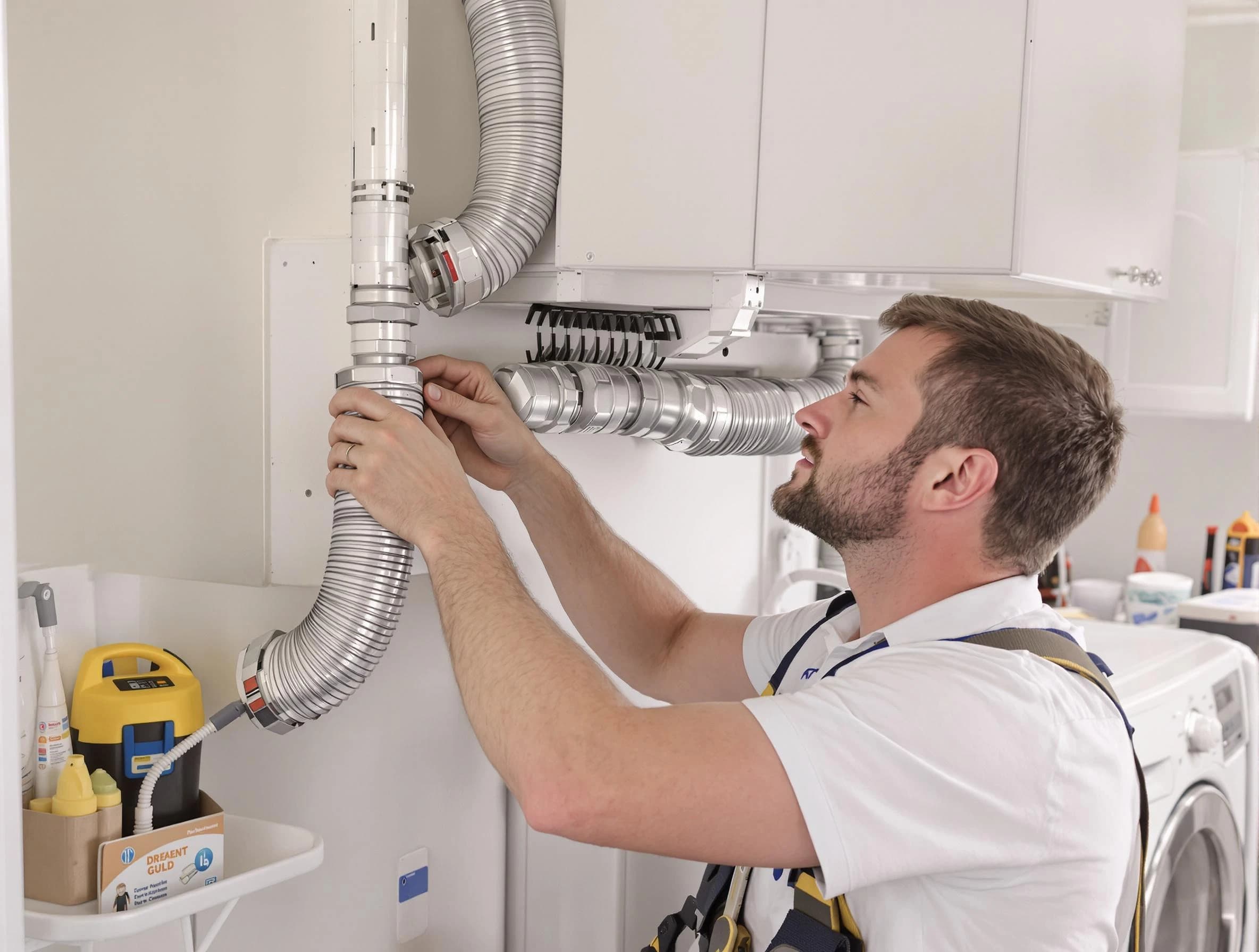 Professional dryer vent repair and installation by Gallatin Dryer Vent Cleaning in Gallatin