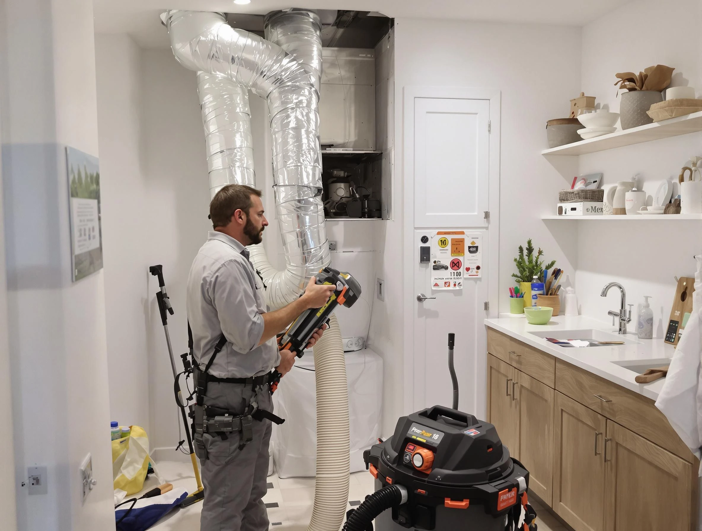 Clogged Dryer Vent Cleaning in Gallatin