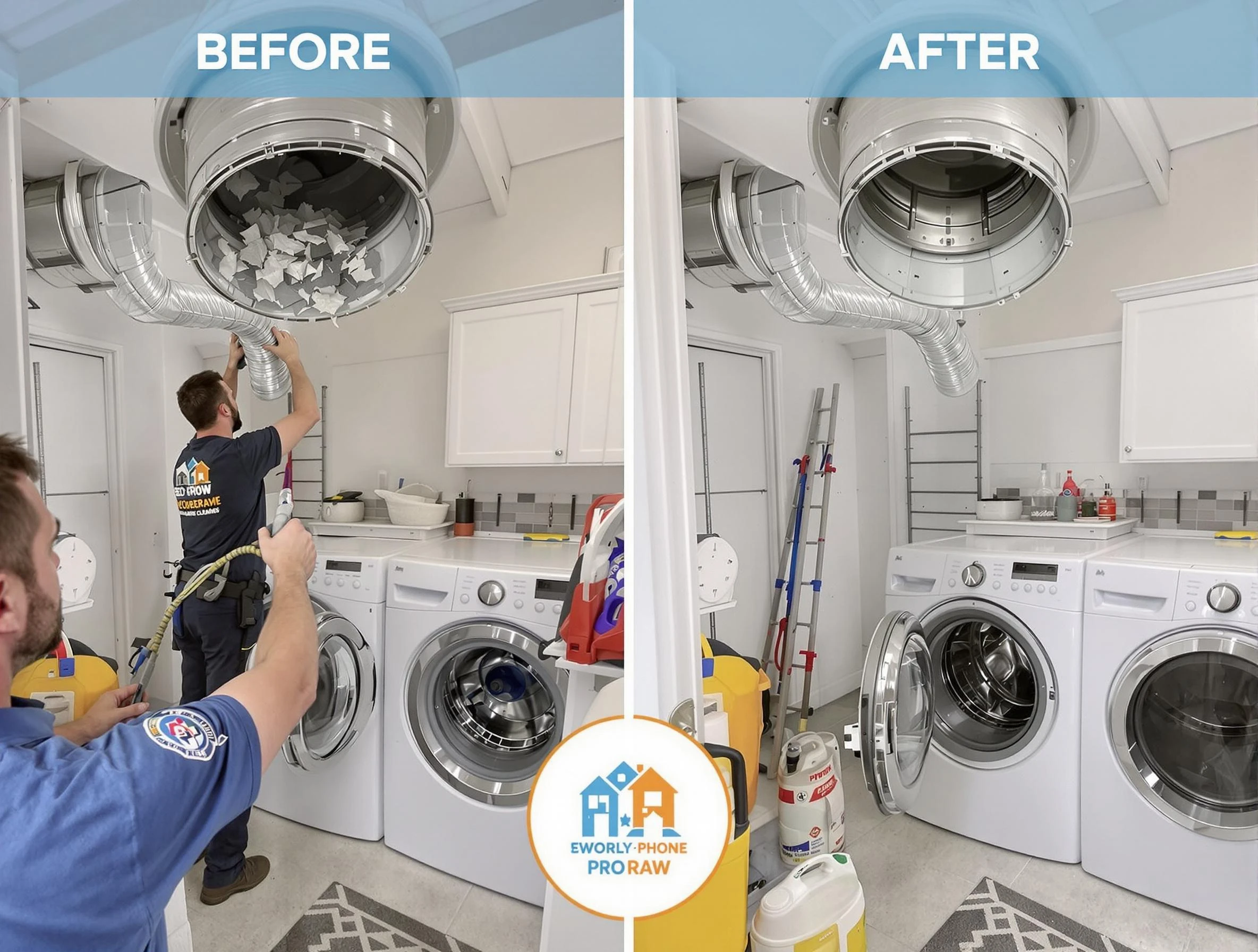Residential dryer vent cleaning by Gallatin Dryer Vent Cleaning in Gallatin
